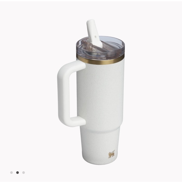 Stanley Cream Moon 🌕 Tumbler with Handle & Leak Proof Lid - Picture 3 of 5